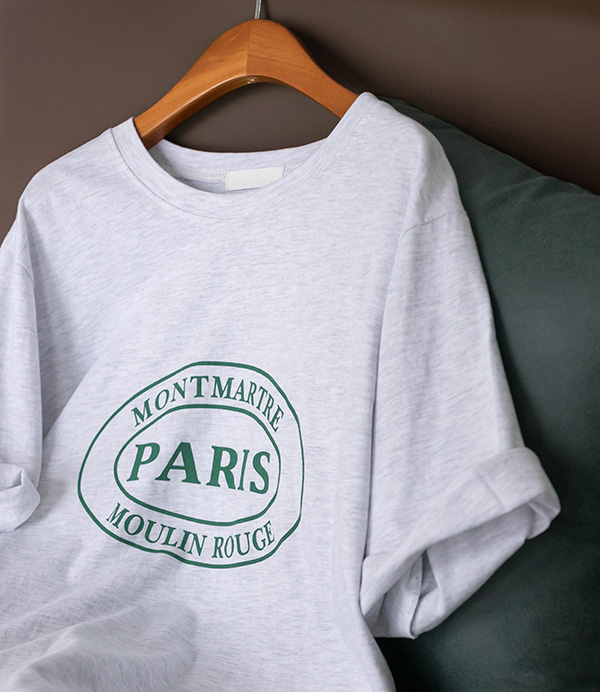 파리 프린팅 티셔츠[티셔츠CSD30]